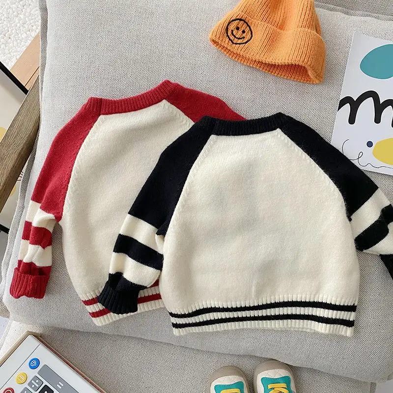 Children's Western Style Alphabet Sweater 0-6Y