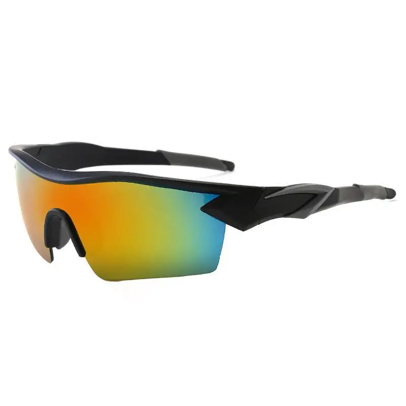 Men Windproof Sunglasses Blue Yellow Lens - Image 4