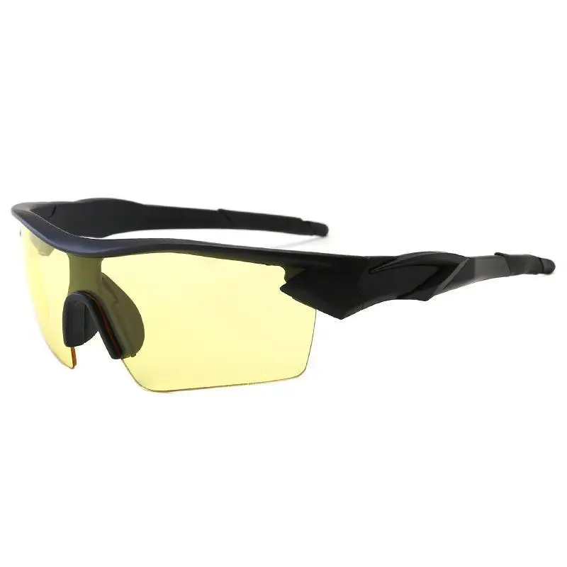 Men Windproof Sunglasses Blue Yellow Lens - Image 7