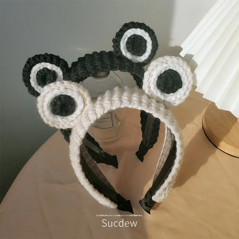 Cute Wool Knitted Frog Hairband for Women - Image 12