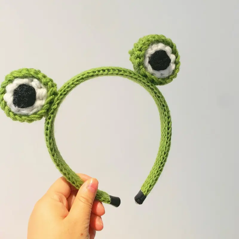 Cute Wool Knitted Frog Hairband for Women - Image 5