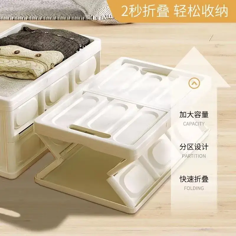 Foldable Camping Storage Box Black 42cm - Image 9