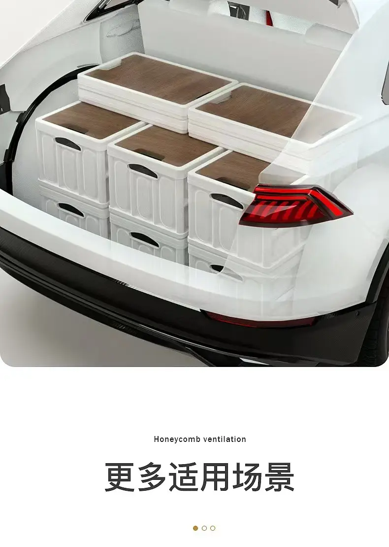 Foldable Camping Storage Box Black 42cm — feature 16