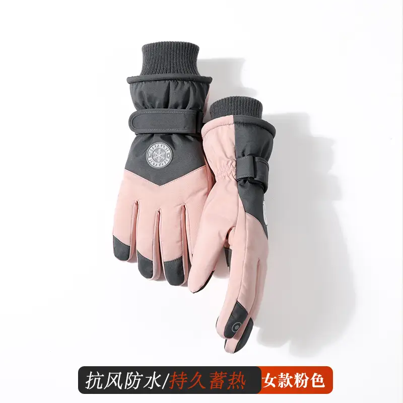 Winter Fleece-Lined Ski Gloves for Men Women - Image 2