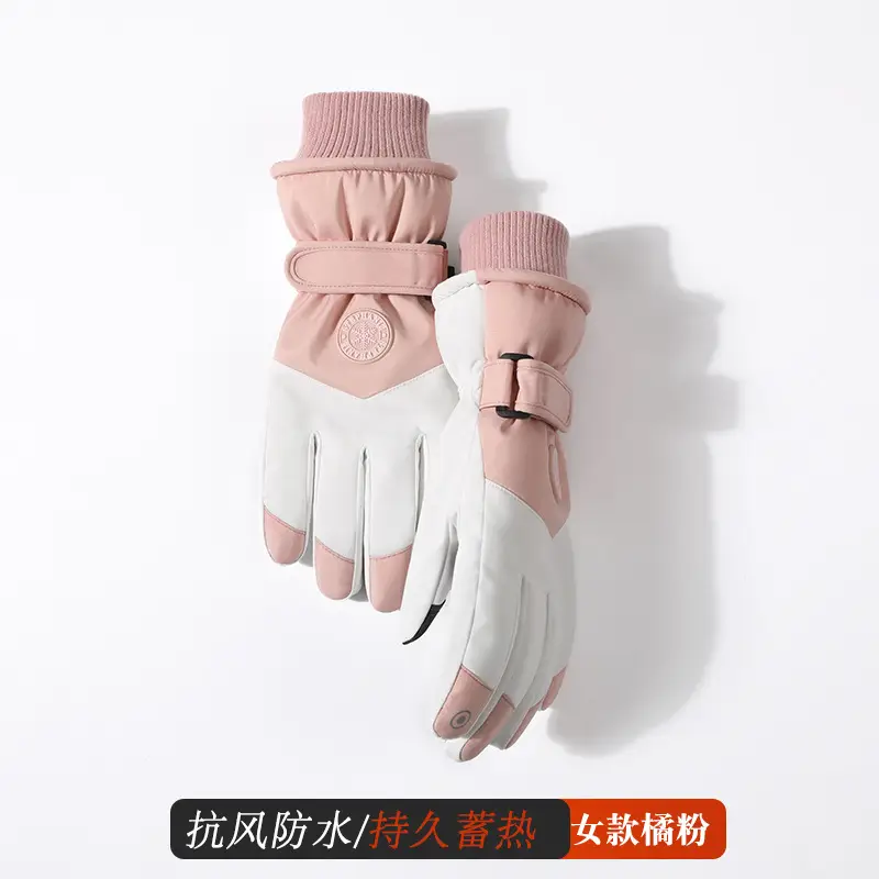 Winter Fleece-Lined Ski Gloves for Men Women - Image 3