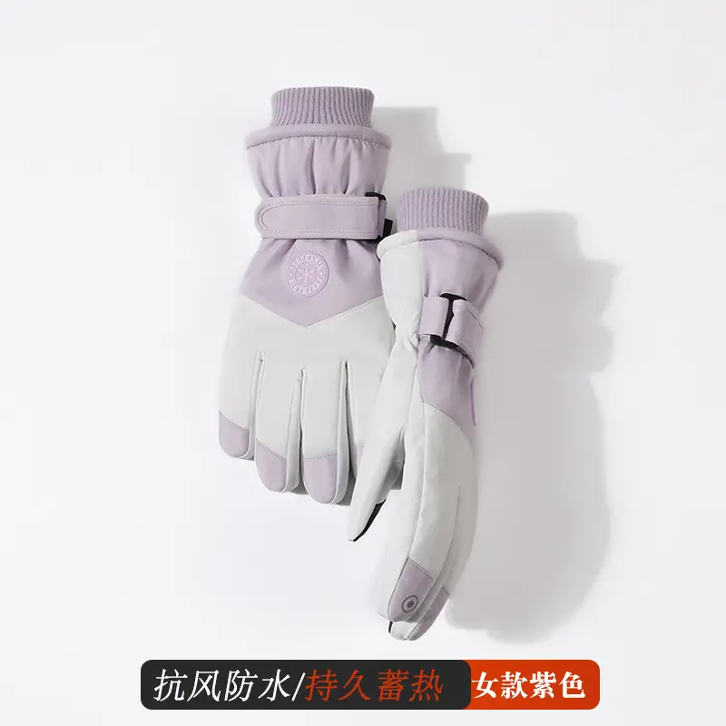 Winter Fleece-Lined Ski Gloves for Men Women - Image 5