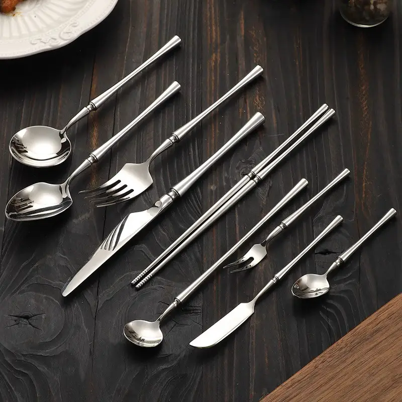 Stainless Steel Chopsticks 304 Non-Slip Solid Set — feature 11