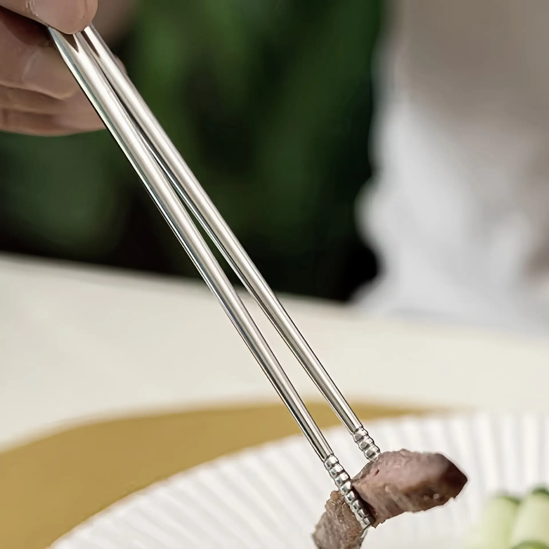 Stainless Steel Chopsticks 304 Non-Slip Solid Set — feature 7