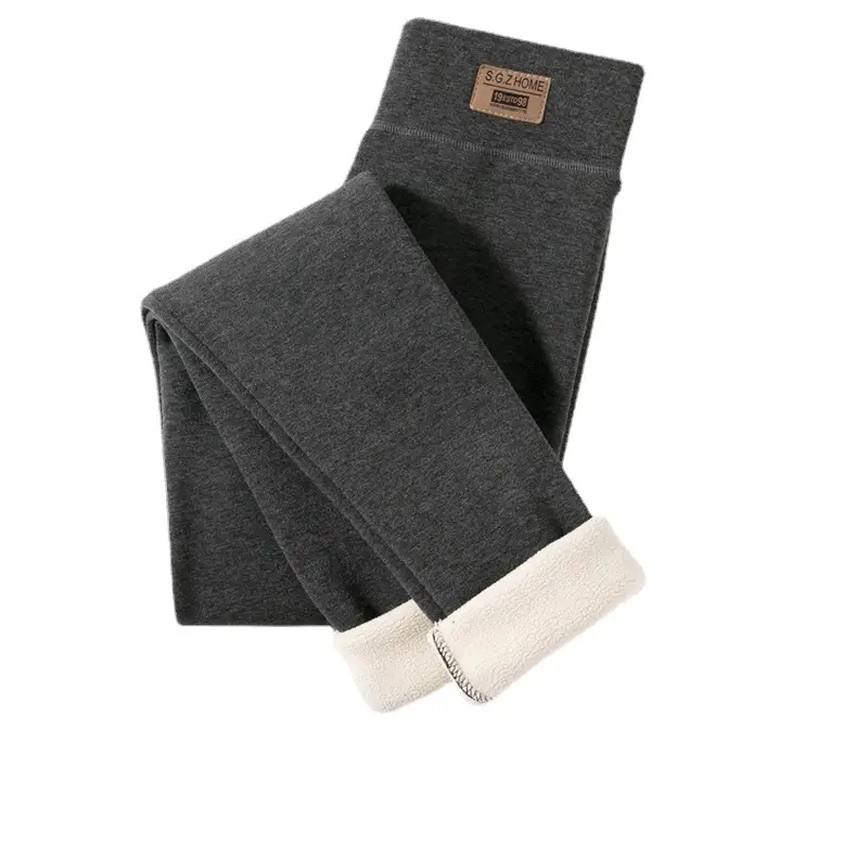 Extra Thick Winter Fleece Lined Skinny Pants Women - Image 15