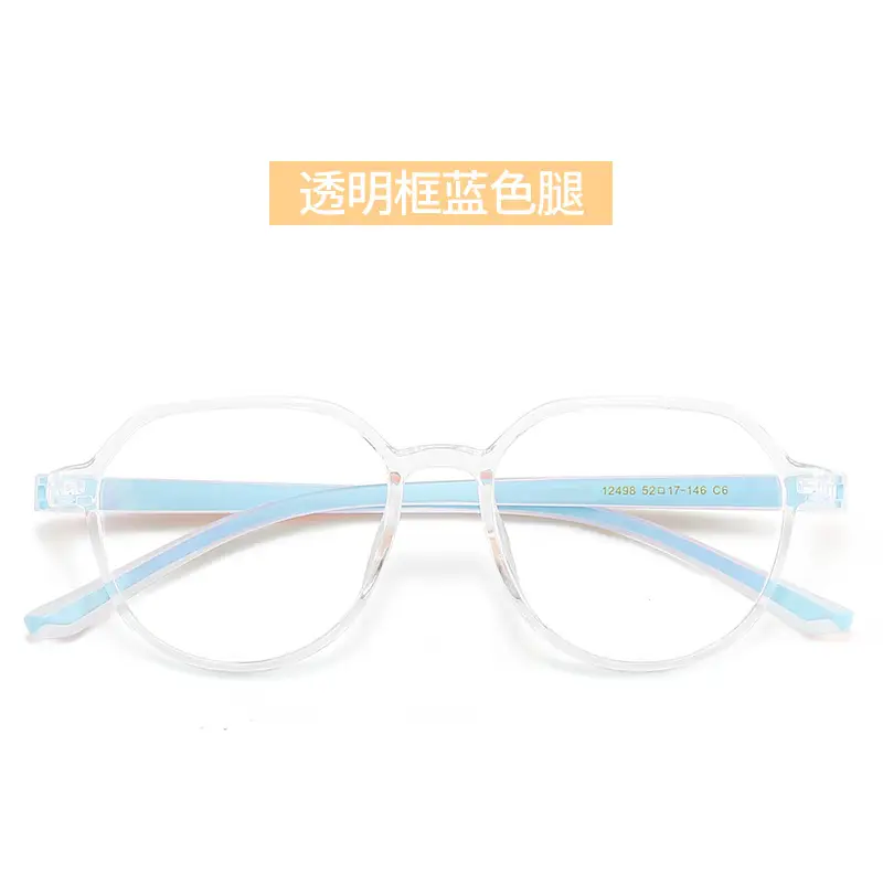 Transparent frame blue leg C6