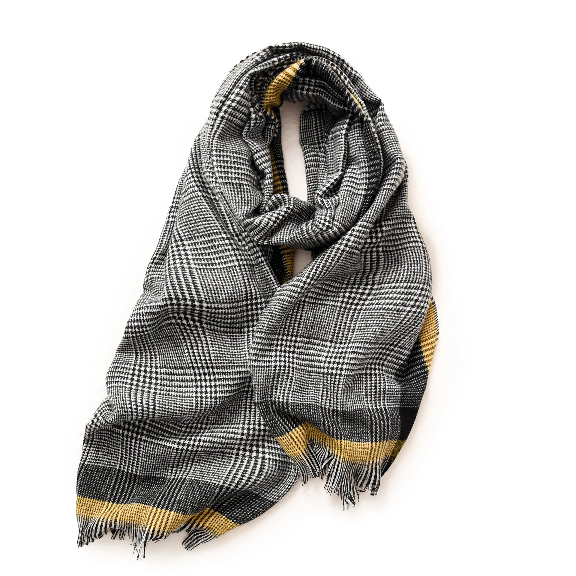 Deqing Silk European Plaid Shawl for Women - Image 6