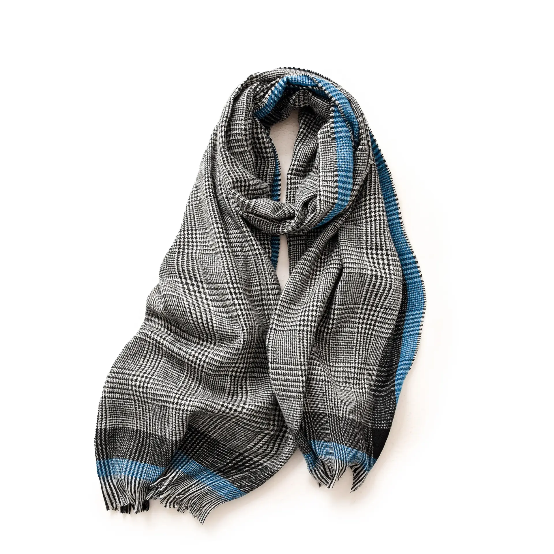 Deqing Silk European Plaid Shawl for Women - Image 7