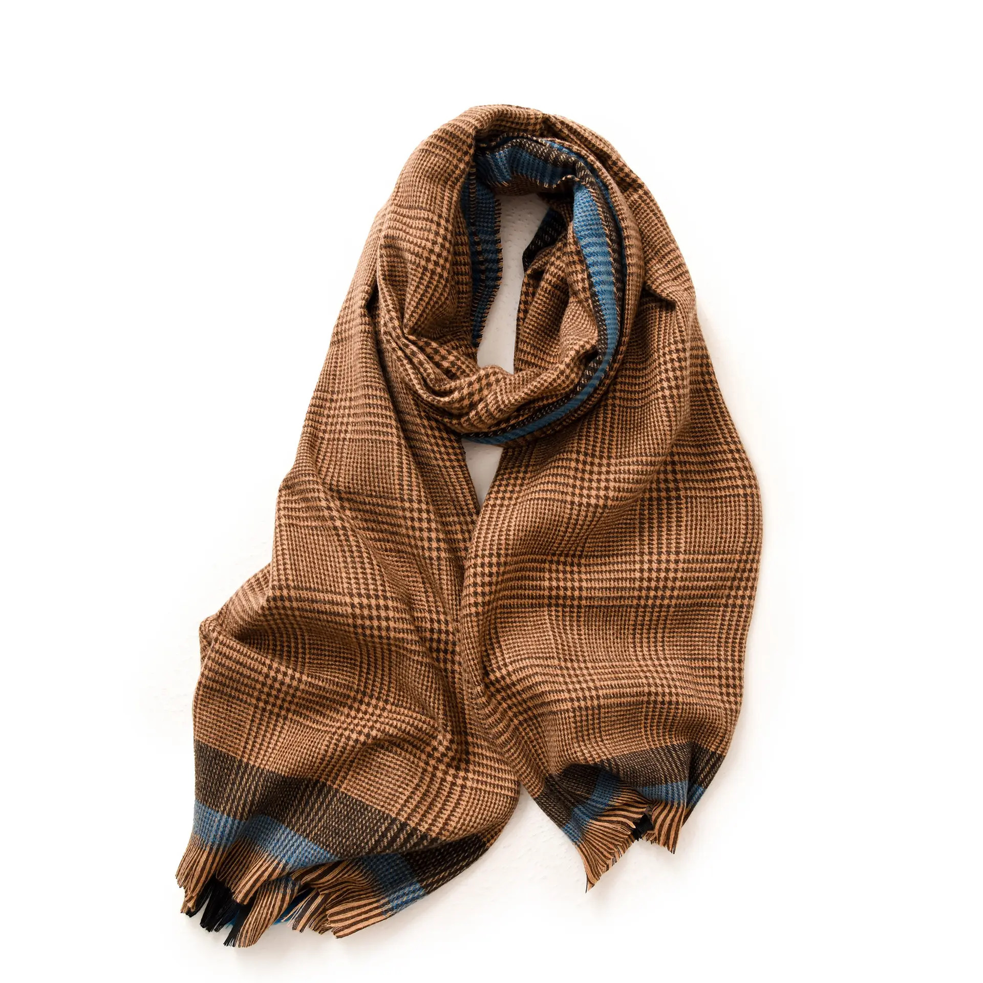 Deqing Silk European Plaid Shawl for Women - Image 8