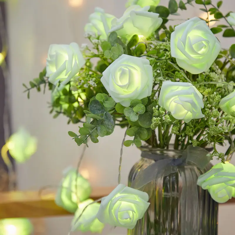 Pink LED Rose String Decor for Home & Events - Image 5