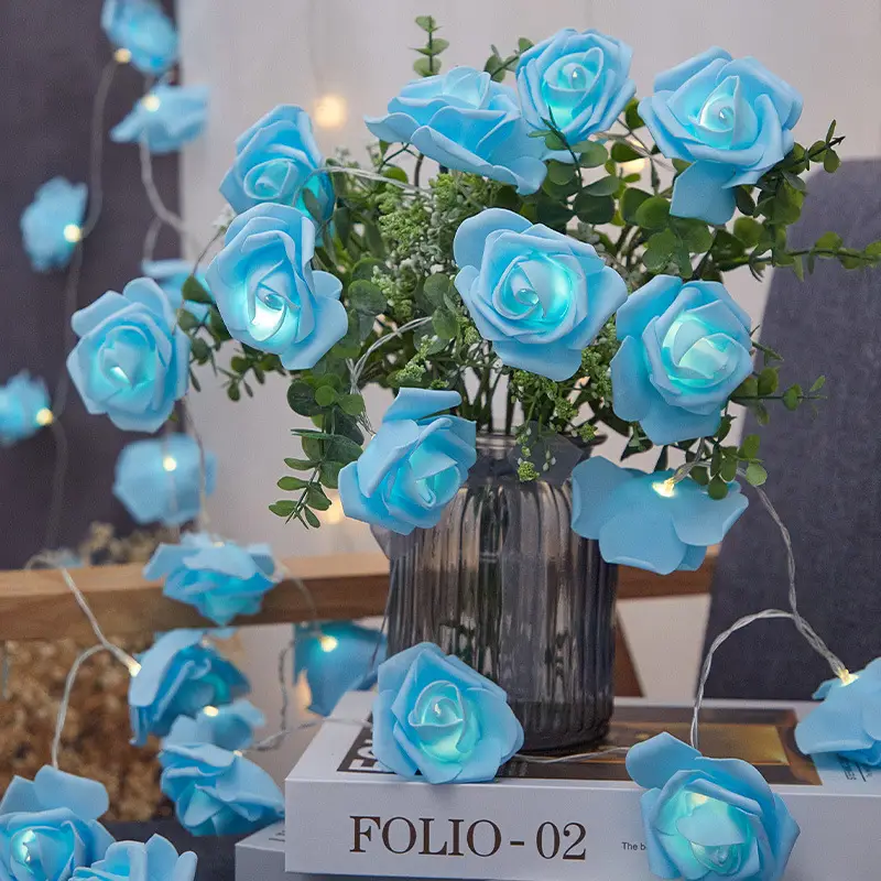 Pink LED Rose String Decor for Home & Events - Image 6