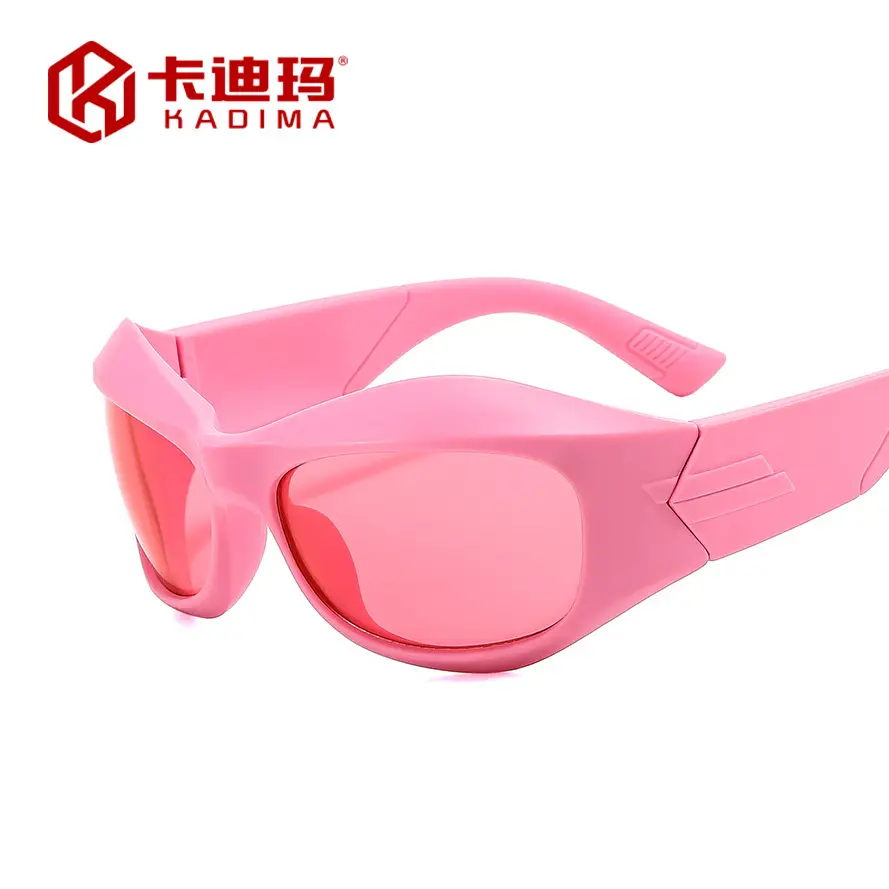 Pink Futuristic Sunglasses for Men Women