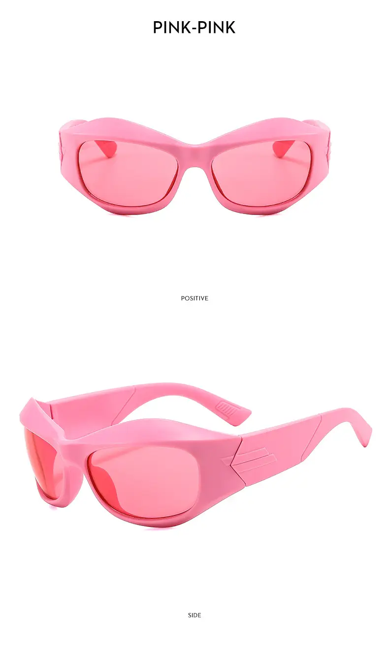 Pink Futuristic Sunglasses for Men Women — feature 19
