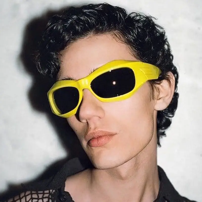 Pink Futuristic Sunglasses for Men Women — feature 4