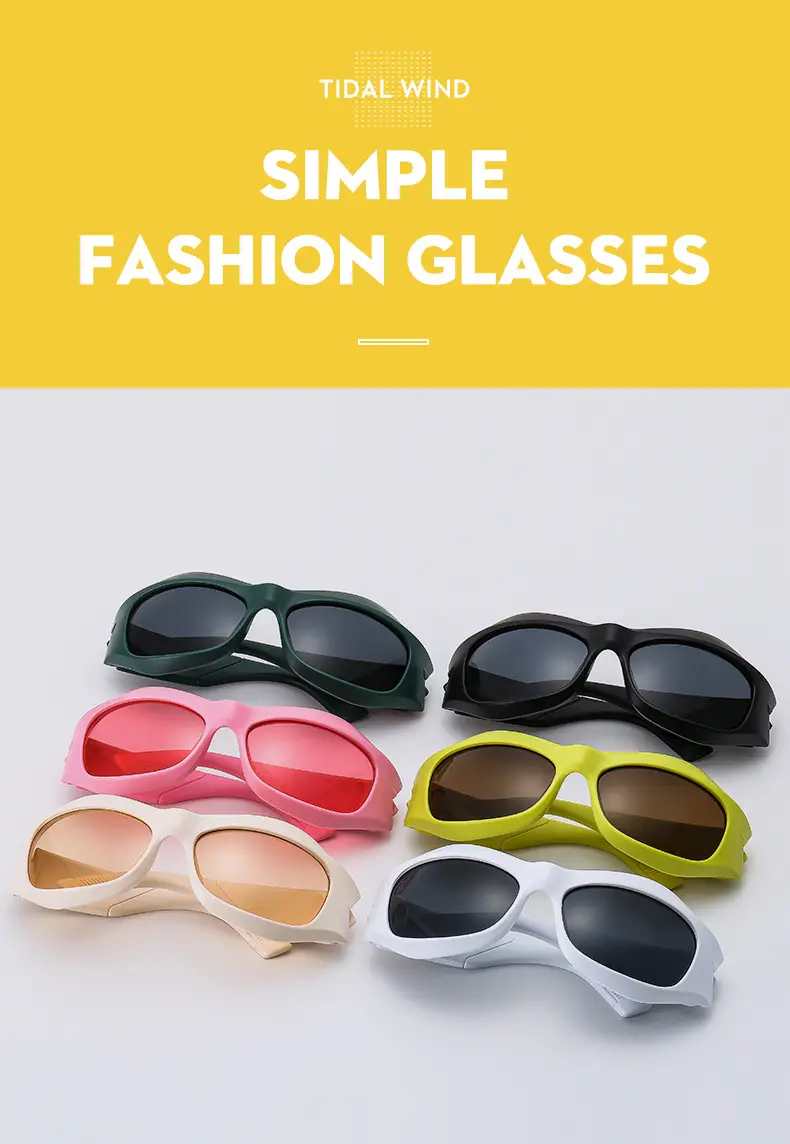 Pink Futuristic Sunglasses for Men Women — feature 5