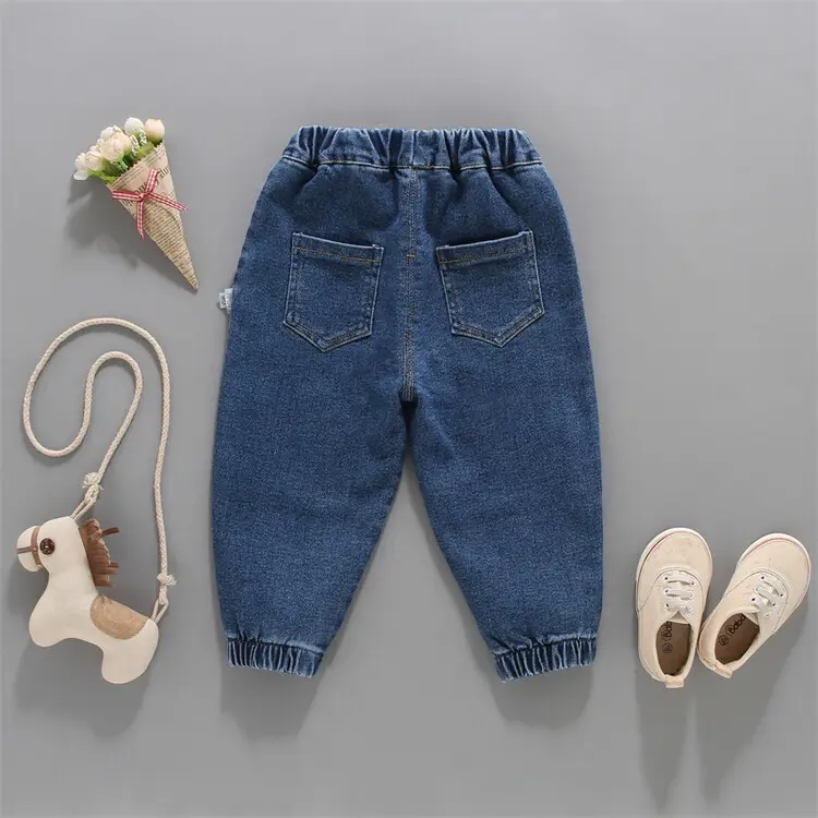 Children's Blue Denim Shorts 2023 Spring Autumn - Image 3
