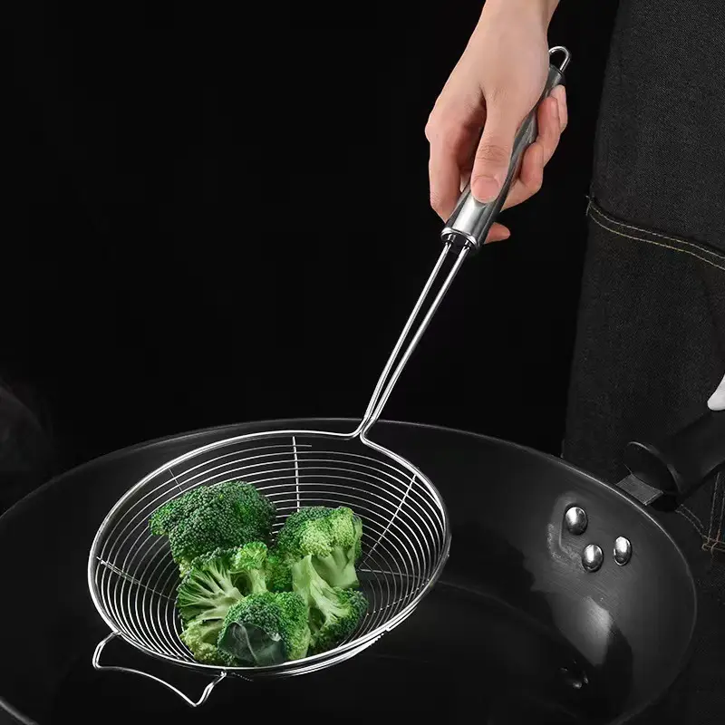 Stainless Steel Wire Drain Spoon Hot Pot Colander 16.8cm - Image 10