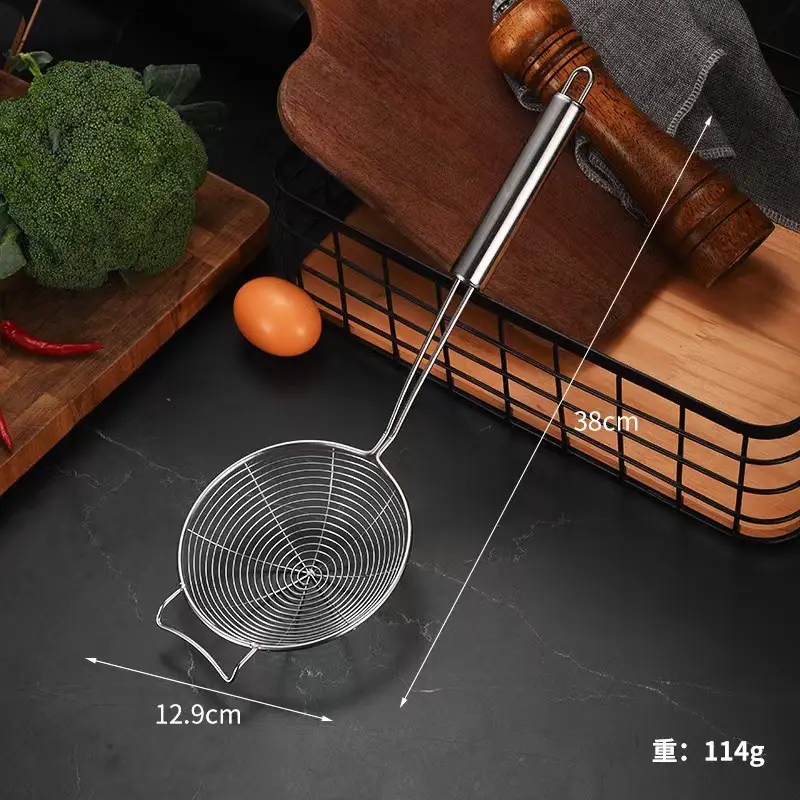 Stainless Steel Wire Drain Spoon Hot Pot Colander 16.8cm - Image 5