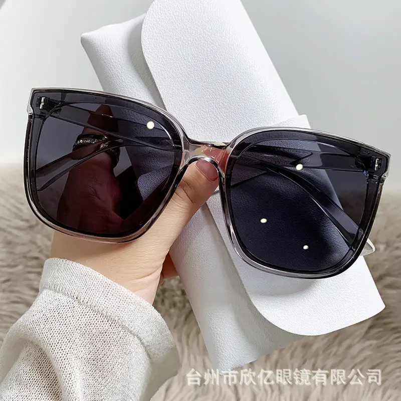 Korean Style Large Frame Sunglasses for Men Women - Image 7
