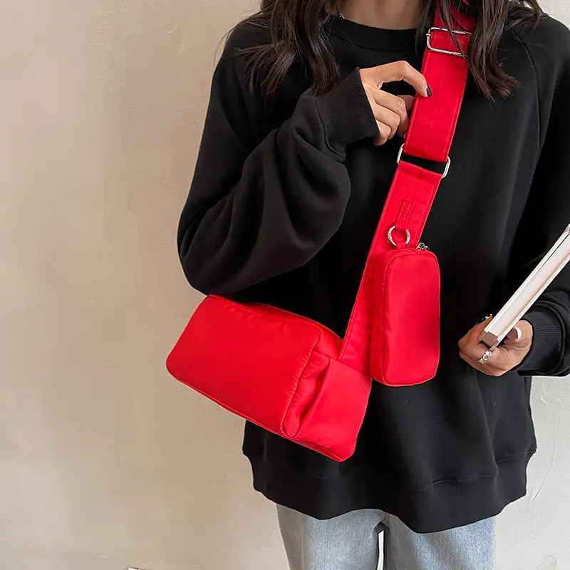Women's Beige Crossbody Shoulder Bag 2022 - Image 7