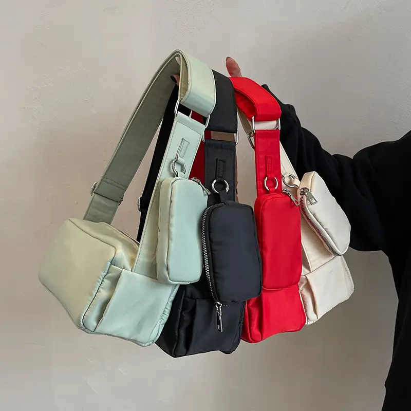 Women's Beige Crossbody Shoulder Bag 2022 - Image 8