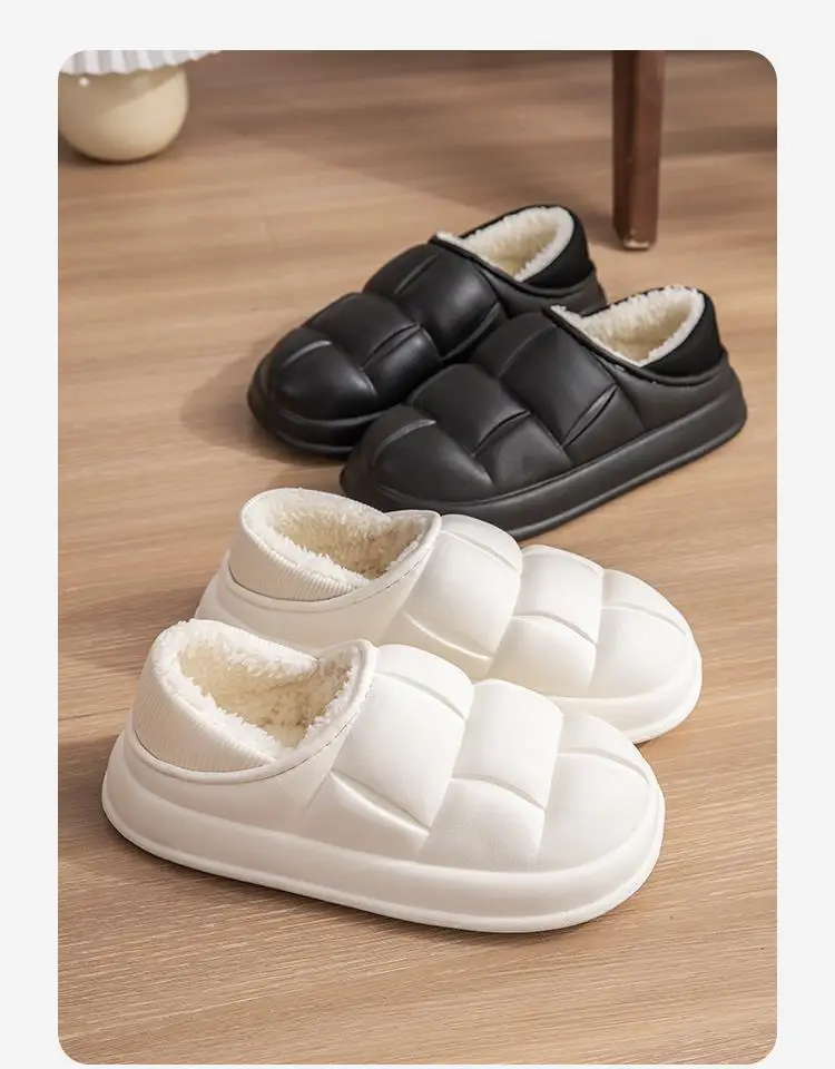 Winter Warm Cotton Slippers for Women, Postpartum Warm Shoes for Men — feature 13