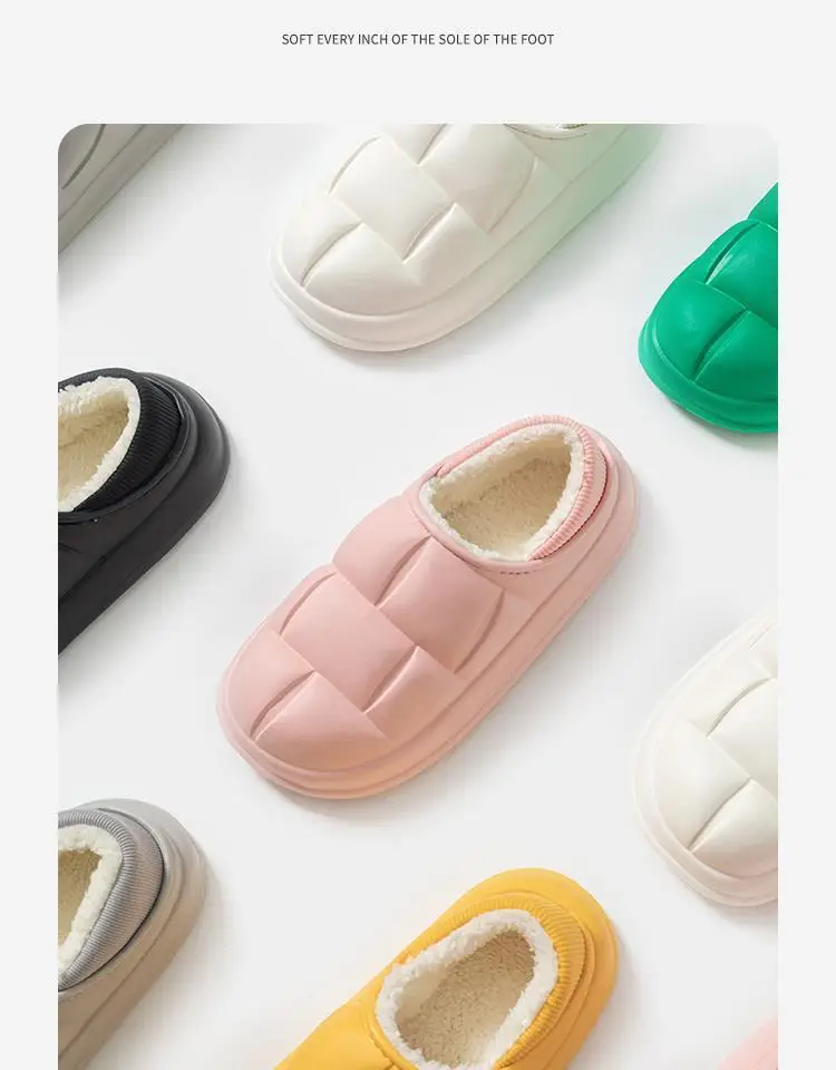 Winter Warm Cotton Slippers for Women, Postpartum Warm Shoes for Men — feature 14