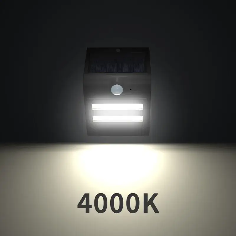 Solar Sensor Wall Lamp 20 Led Outdoor Garden Lighting - Image 2