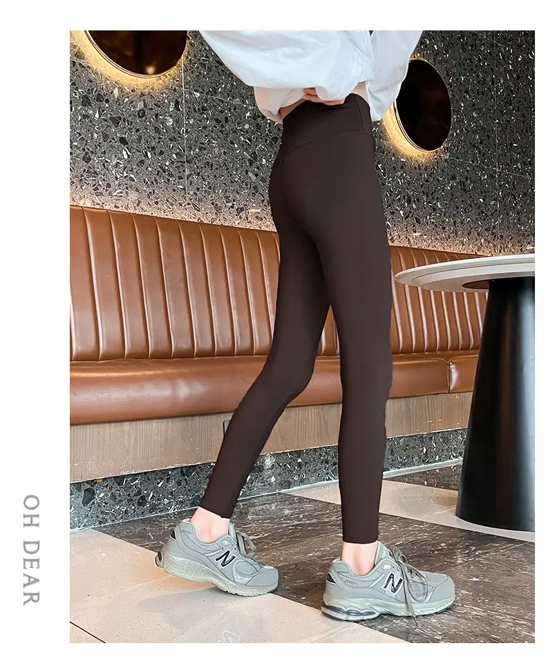 Girls Black Shark Leggings 2025 Autumn Warm Non-Slip — feature 25