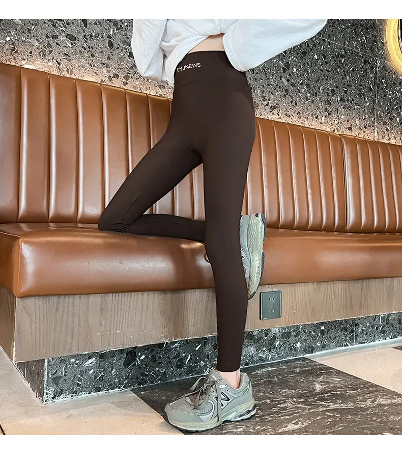 Girls Black Shark Leggings 2025 Autumn Warm Non-Slip — feature 28
