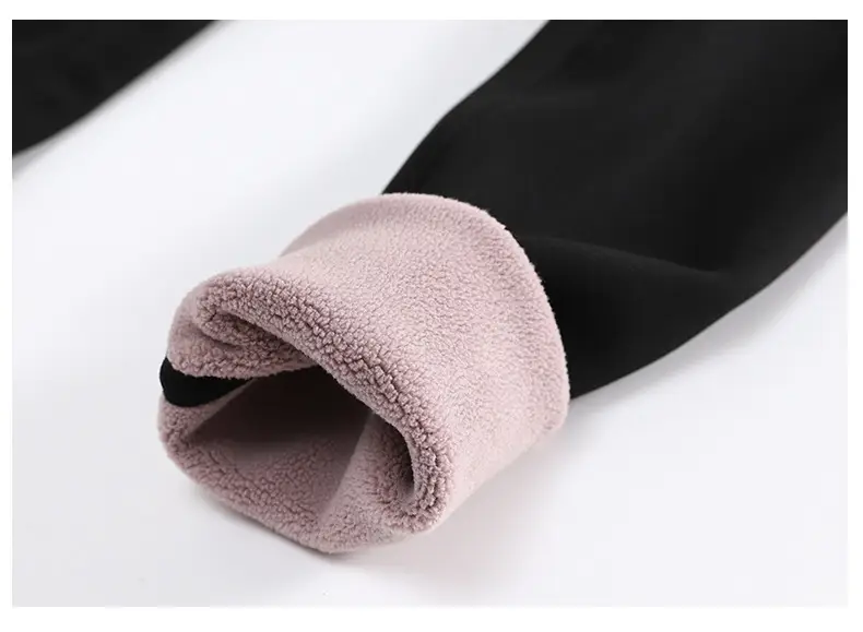 Girls Black Shark Leggings 2025 Autumn Warm Non-Slip — feature 33
