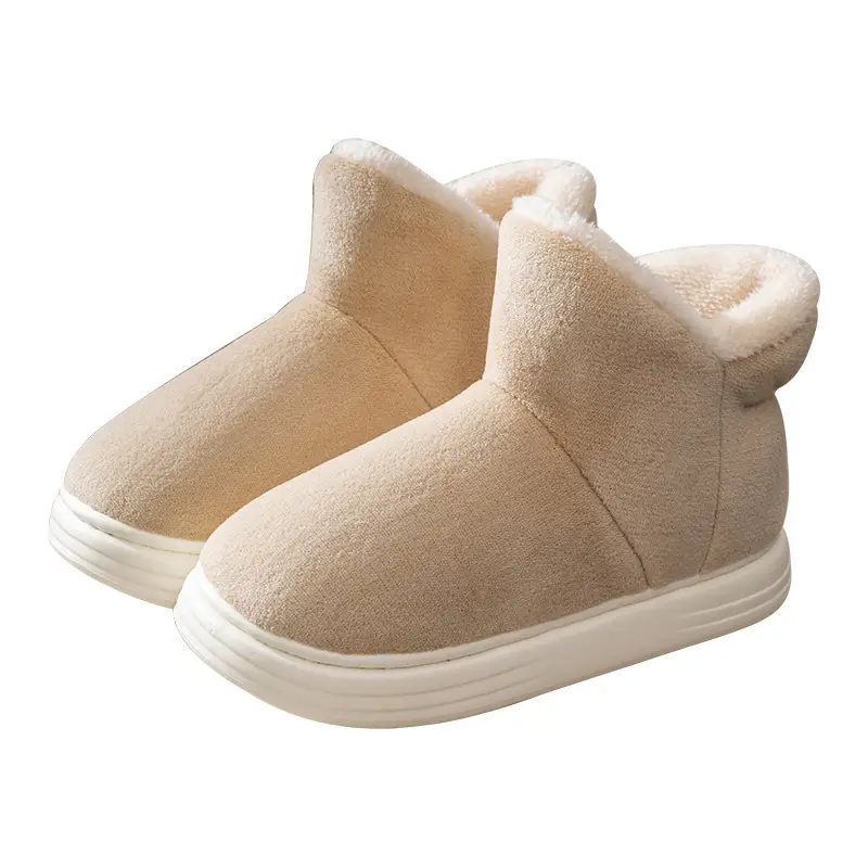 Winter Thick-Soled Cotton Slippers for Women, Home Use, Middle-Aged and Elderly Mothers, Cotton Shoes, Winter Closed Heel, Elderly Warmth, Non-Slip, Thickened for Warmth - Image 10