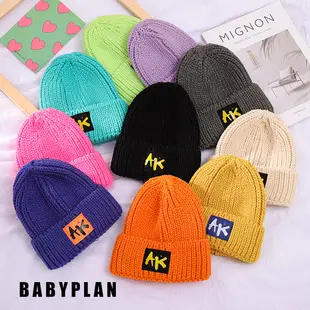 Kids Stitch Hooded Wool Winter Hat Blue — feature 7