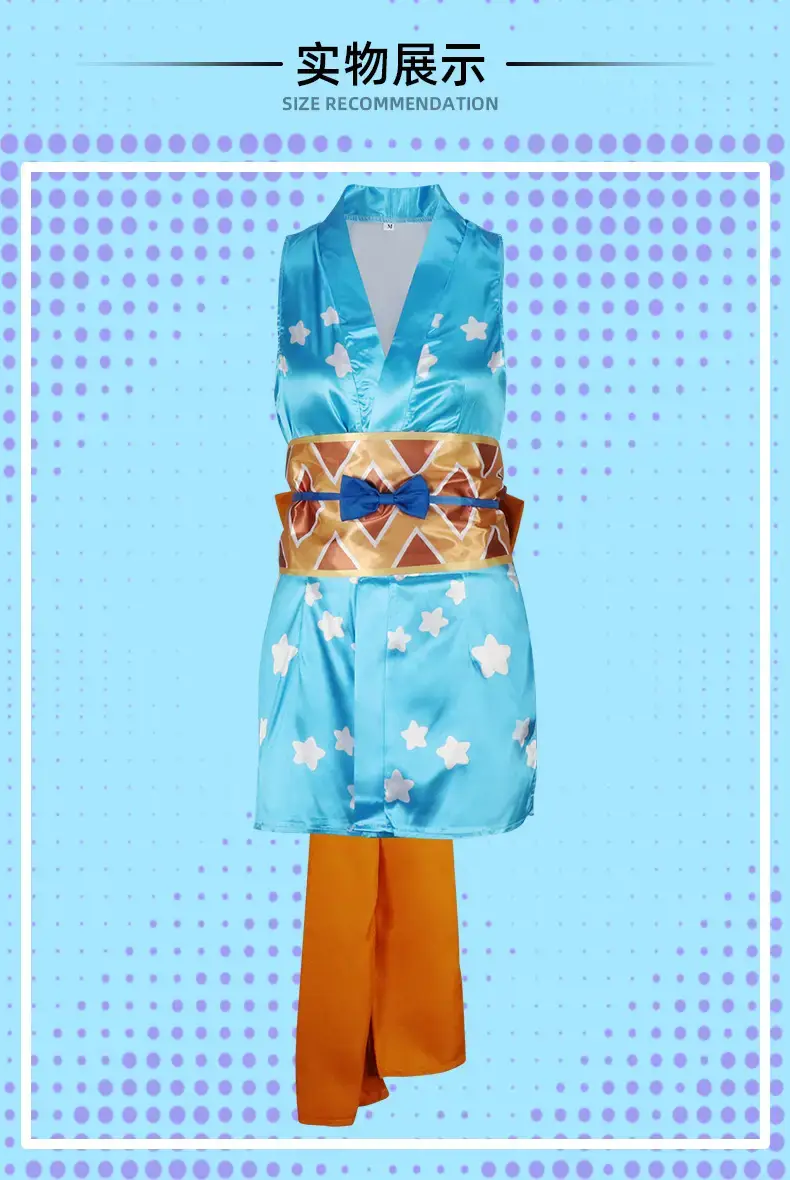 Nami Sexy Cosplay Costume Wig Hat Kimono Doll Suit Blue — feature 7