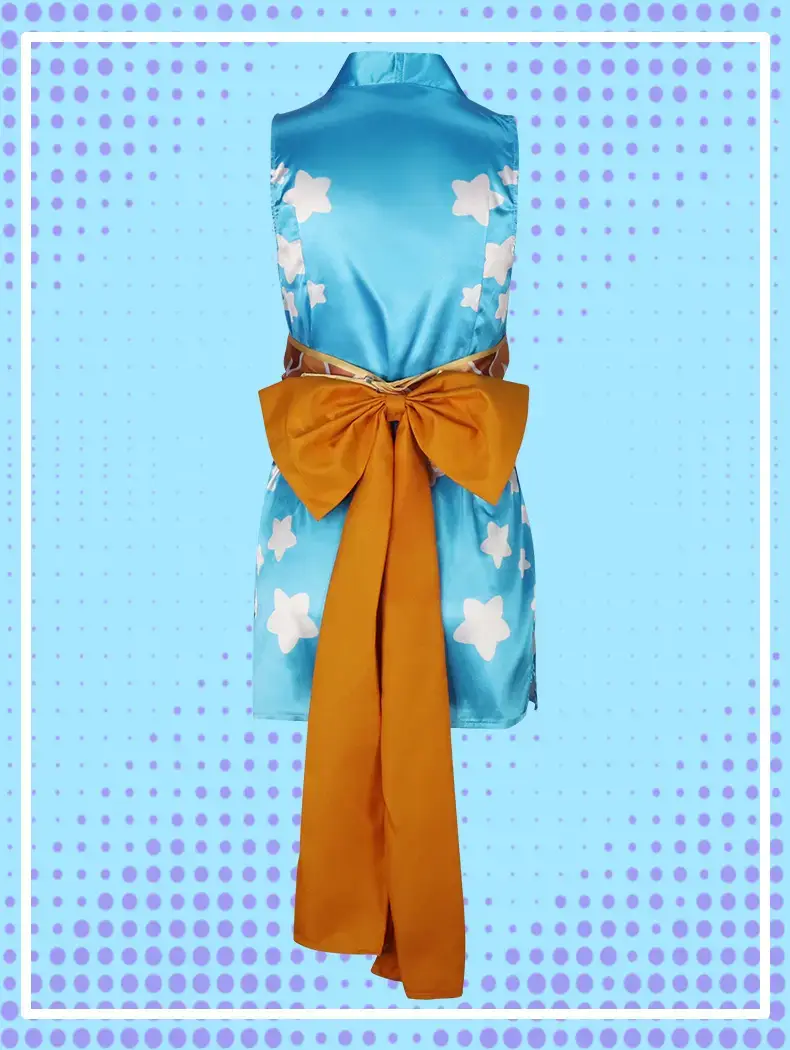 Nami Sexy Cosplay Costume Wig Hat Kimono Doll Suit Blue — feature 9