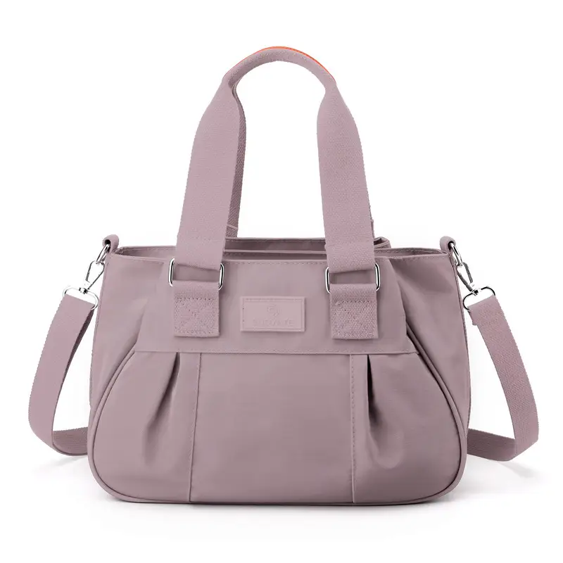 2022 New Women's Purple Nylon Shoulder Bag Large Capacity - Image 2
