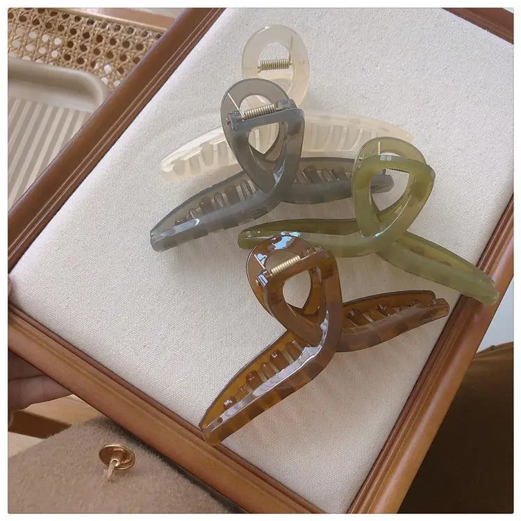 Large Jelly Cross Hair Clip for Women — feature 41