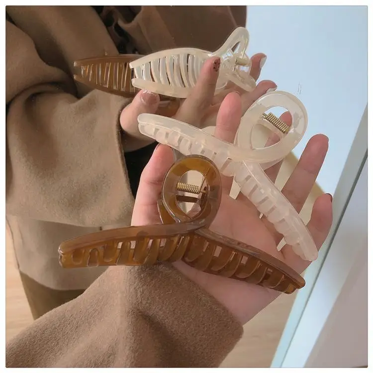 Large Jelly Cross Hair Clip for Women — feature 45