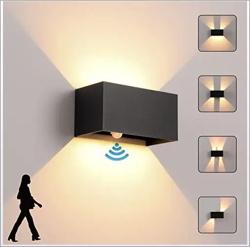 5.8m² 12W White LED Wall Lamp Outdoor Waterproof - Image 13