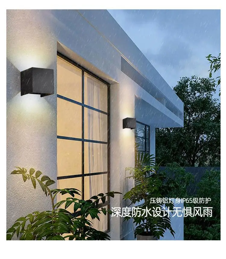 5.8m² 12W White LED Wall Lamp Outdoor Waterproof — feature 10