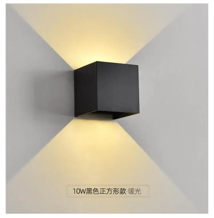 5.8m² 12W White LED Wall Lamp Outdoor Waterproof — feature 16
