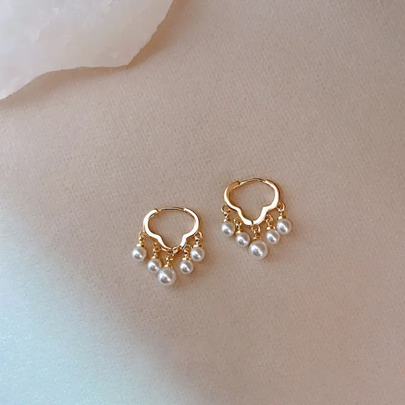 2022 Cloud Tassel Pearl Earrings for Women — feature 3