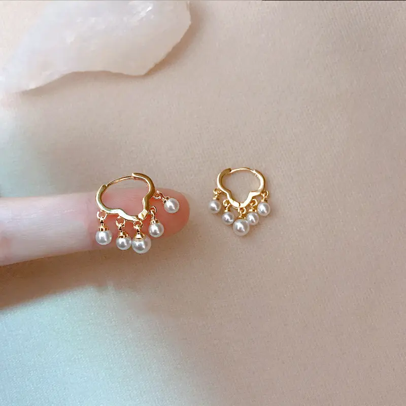 2022 Cloud Tassel Pearl Earrings for Women — feature 5