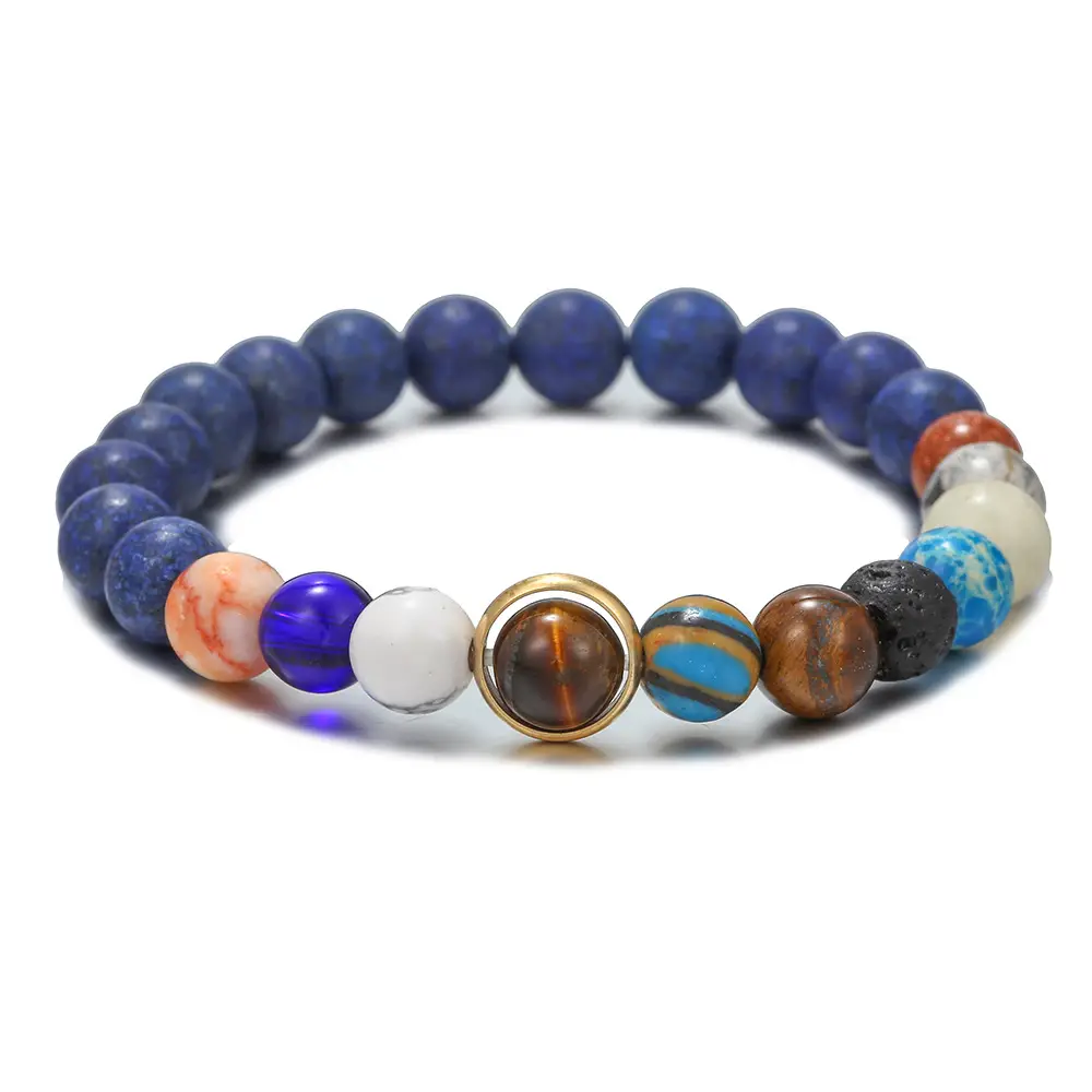 Couple Bracelet Star Milky Way Volcanic Stone Eight Galaxy - Image 15