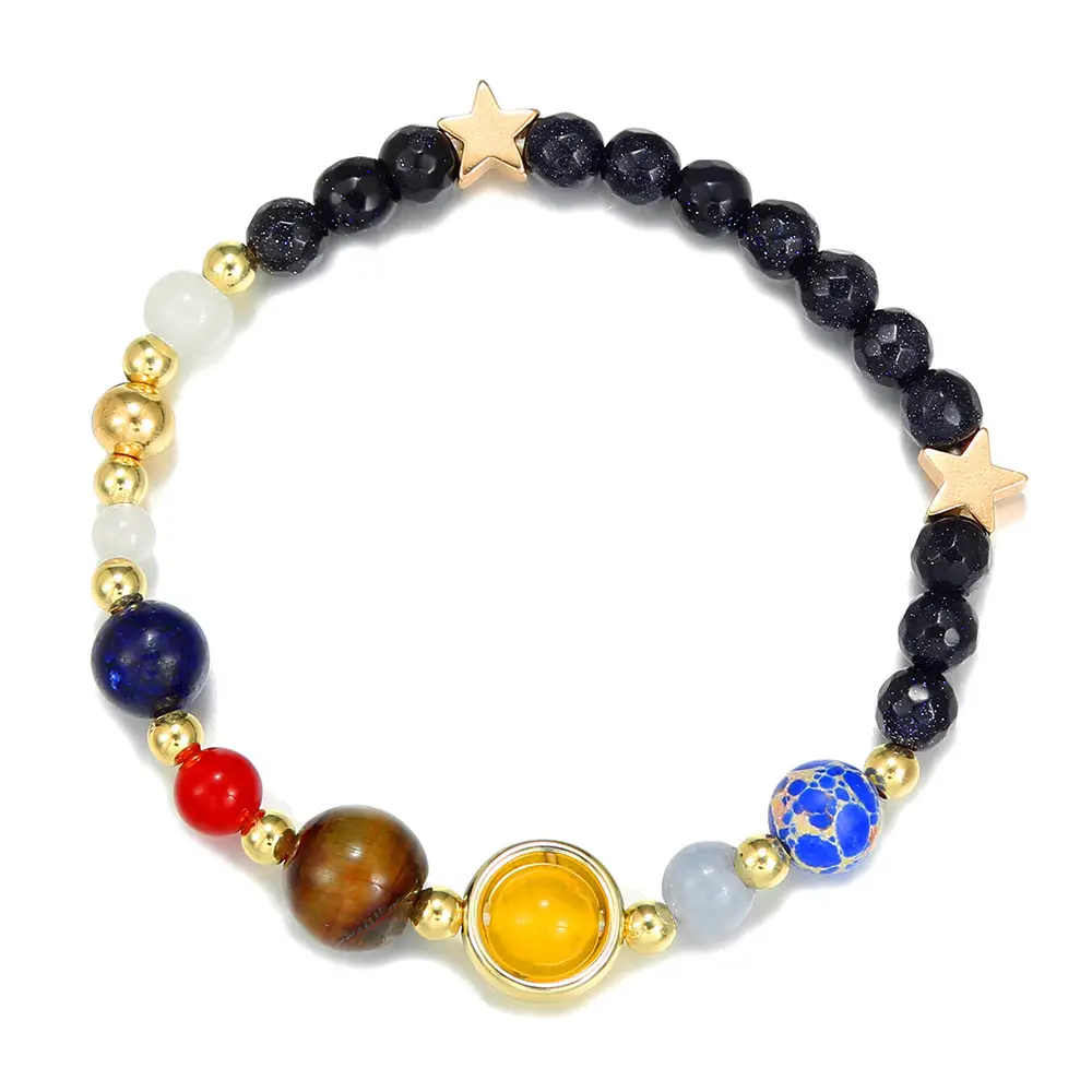 Couple Bracelet Star Milky Way Volcanic Stone Eight Galaxy - Image 11