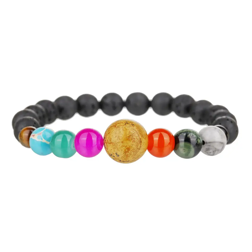 Couple Bracelet Star Milky Way Volcanic Stone Eight Galaxy - Image 3